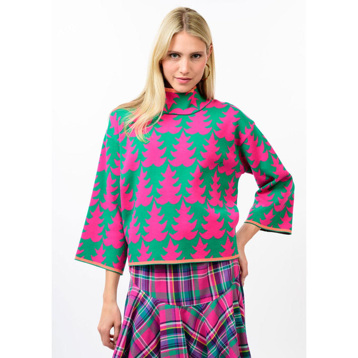Evergreen tree holiday sweater from Ivy Jane, shop Bella Gifts from the Heart in Crockett TX
