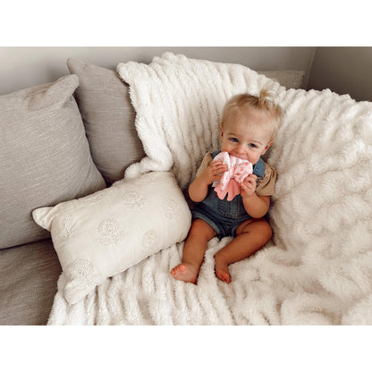 Itzy Ritzy Bow Sweetie Crinkle™ - 2-in-1 Silicone Teether & Plush Activity Toy