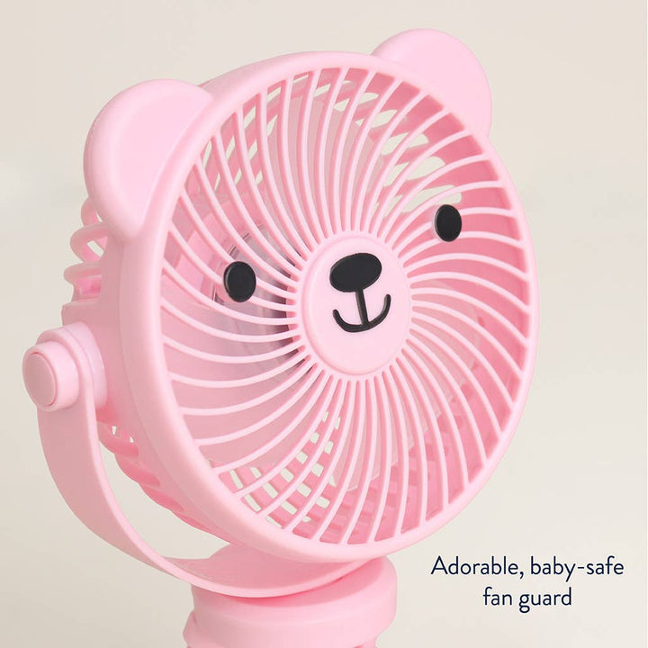 Itzy Ritzy® Itzy Breeze™ 3-Speed Stroller Fan – Pink