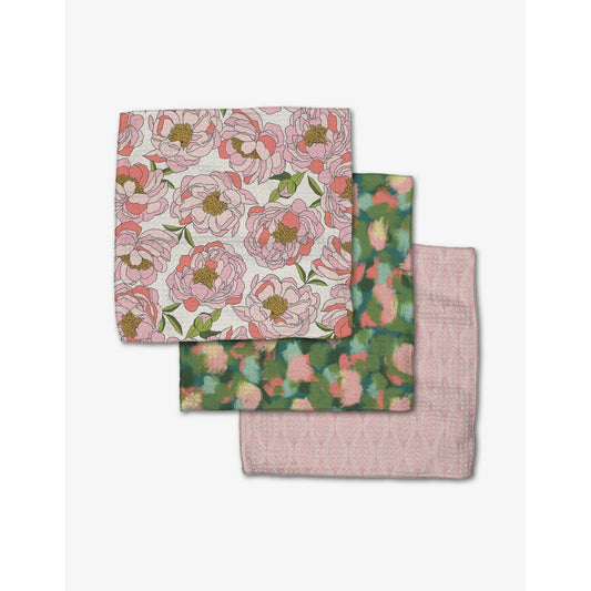 Peony Paradise Dishcloth Set