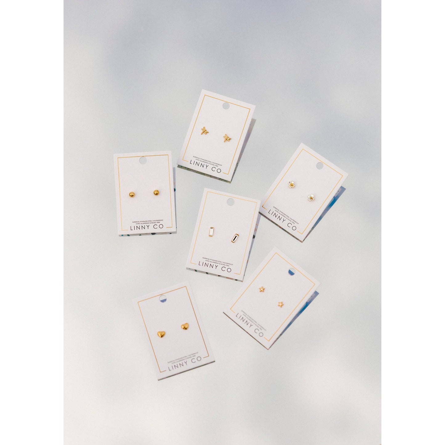 Screwback Stud Earrings - Hadley