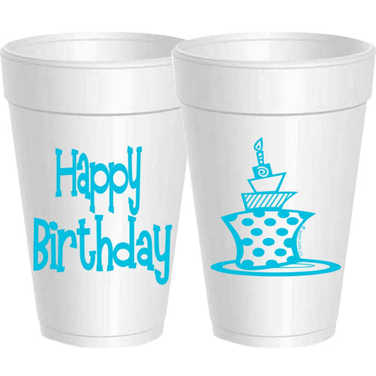 Happy Birthday Funky Cake - 10 pack