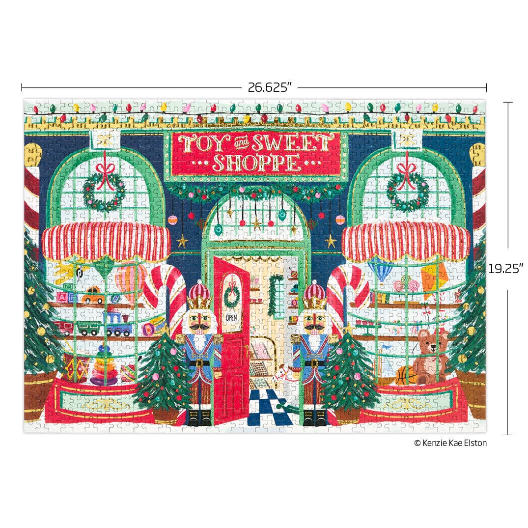 Toy &amp; Sweet Shoppe 1000 Piece Puzzle | Holiday Gift