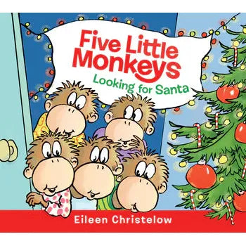 Five Little Monkeys Looking for Santa