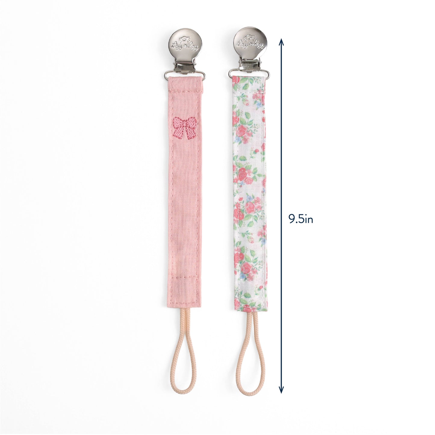 Itzy Ritzy Itzy Clip™ - Fabric Pacifier Strap (2-Pack)