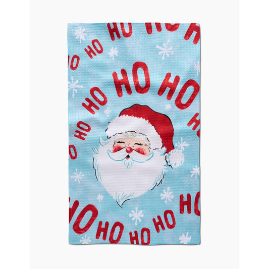 Merry Santa Claus Tea Towel