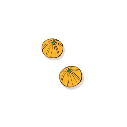 Screwback Stud Earrings - Knox Pumpkin