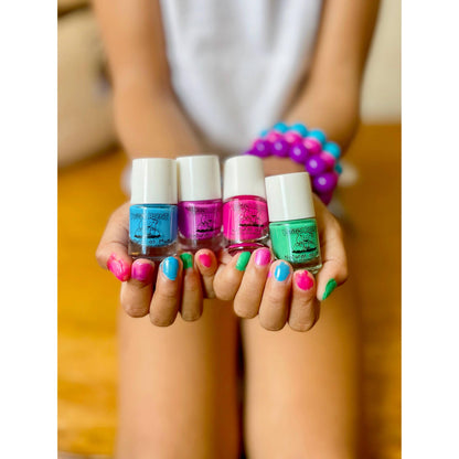 Rainbow 4 Polish Box Set Non-Toxic Kids Nail Polish