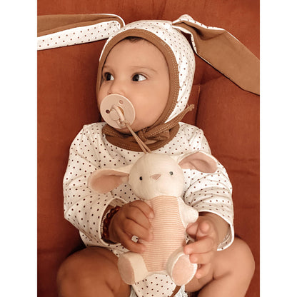 *NEW OPTIONS* Bitzy Pal Natural Rubber Pacifier & Plush