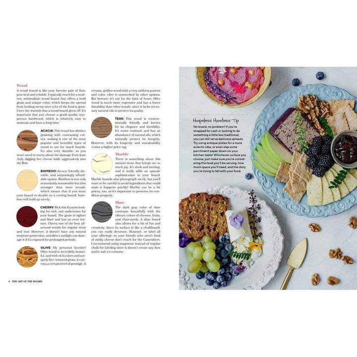 Art of the Board: Fun &amp; Fancy Snack Boards, Recipes &amp; Ideas