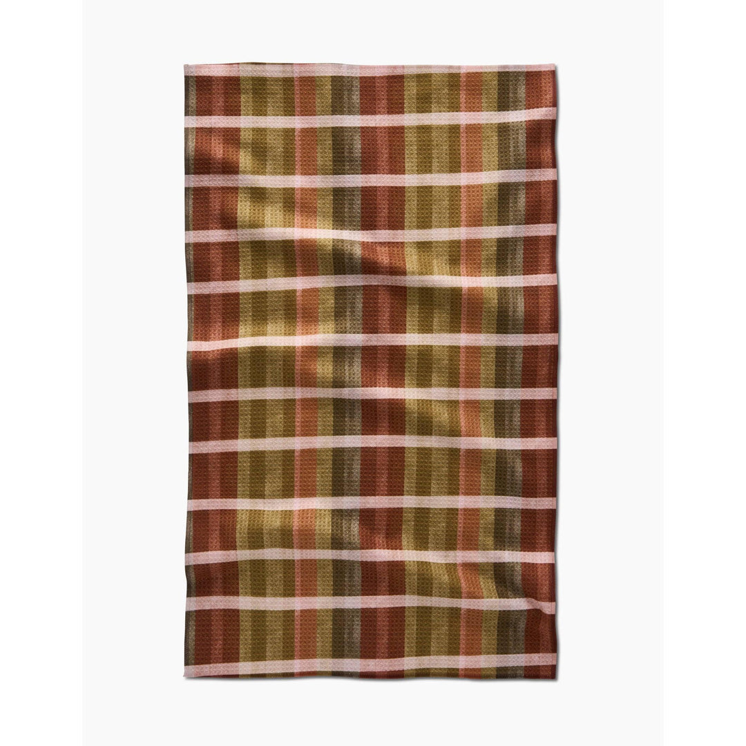 Fall Harvest Stripes Tea Towel
