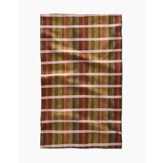 Fall Harvest Stripes Tea Towel