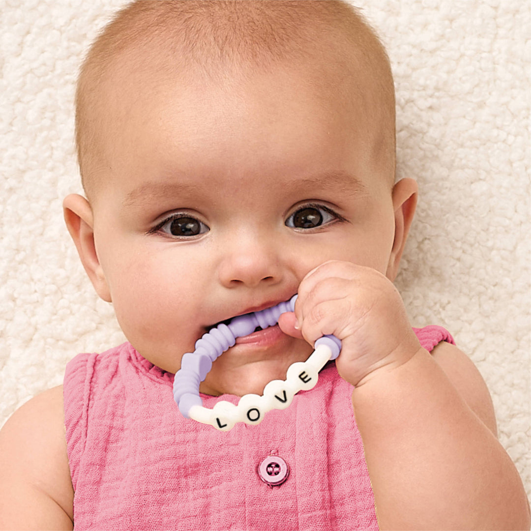 Itzy Ritzy Bitzy Bands™ - Silicone Teething Rings Friendship Bracelet Set