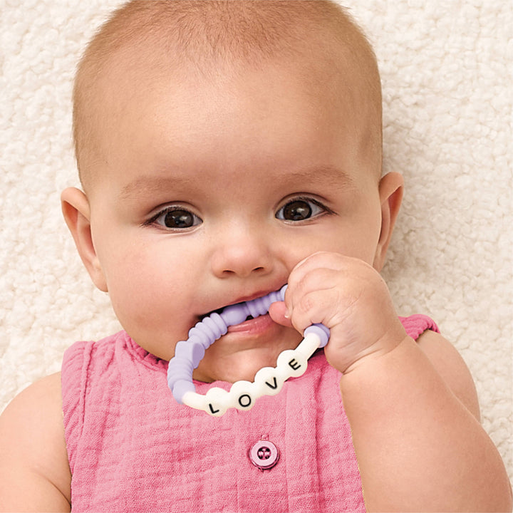 Itzy Ritzy Bitzy Bands™ - Silicone Teething Rings Friendship Bracelet Set