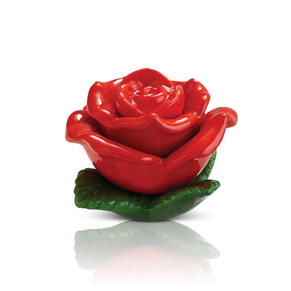 Nora Fleming Roses are Red Mini - Red Rose Flower Floral Accessory
