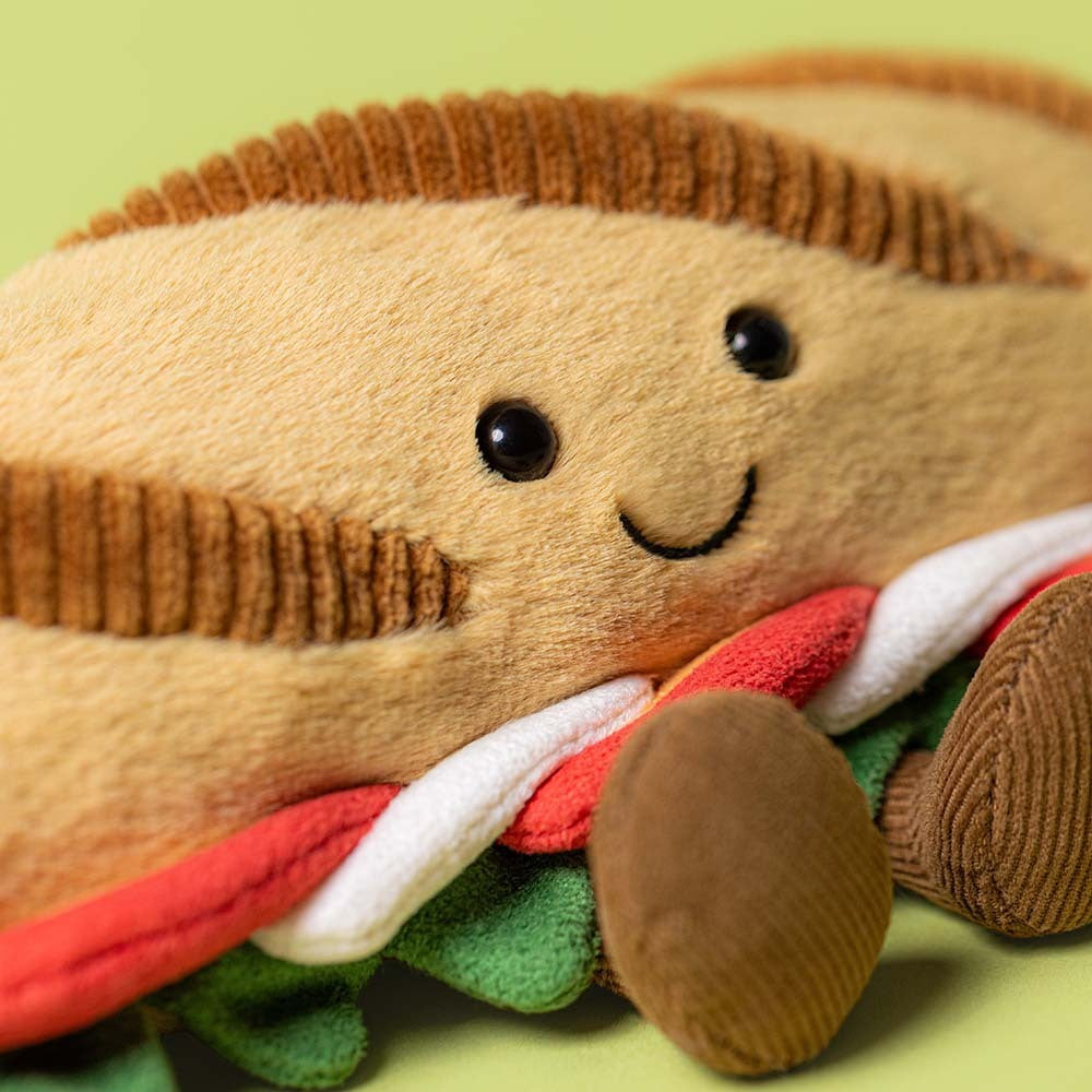 Jellycat Amuseables Caprese Baguette - 10" Plush Bread