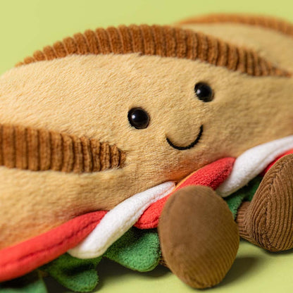 Jellycat Amuseables Caprese Baguette - 10" Plush Bread