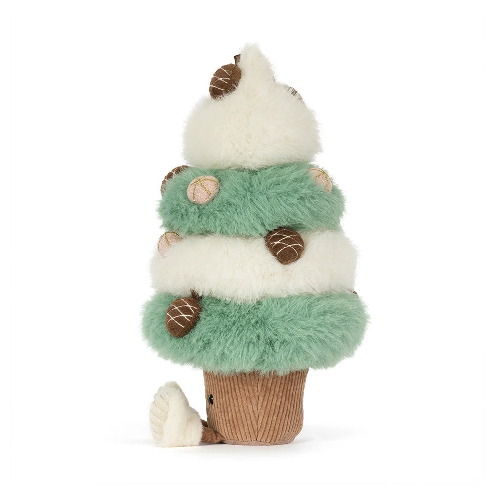 Jellycat Amuseables Pinecone Tree plush side view