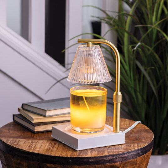 Gold Luna Candle Warmer Lamp