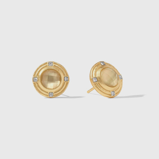 Astor Stone Stud - Gold