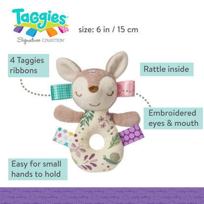 Taggies Flora Fawn Rattle – 6″