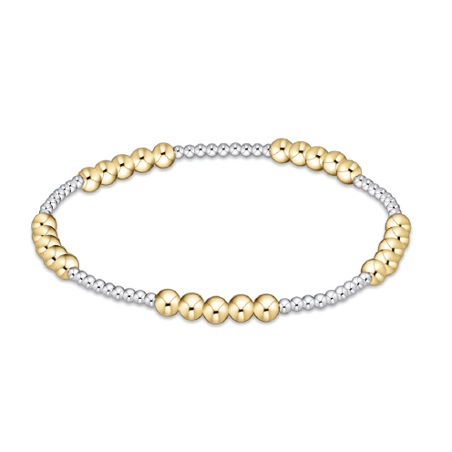 Classic Blissful Pattern 2mm Bead Bracelet 4mm Multi