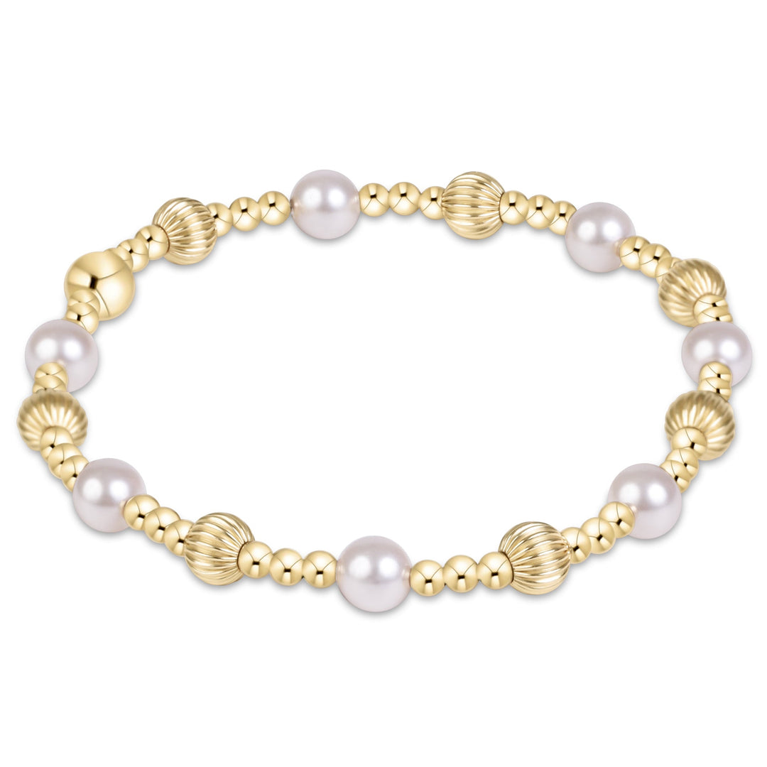 enewton Dignity Sincerity 5mm bracelet with pearls and 14kt gold-filled dignity beads