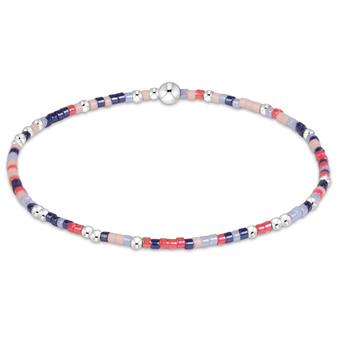 enewton Hope Unwritten Sterling beaded stretch bracelet in the colorful Favorite Child mix featuring sterling silver accent beads.