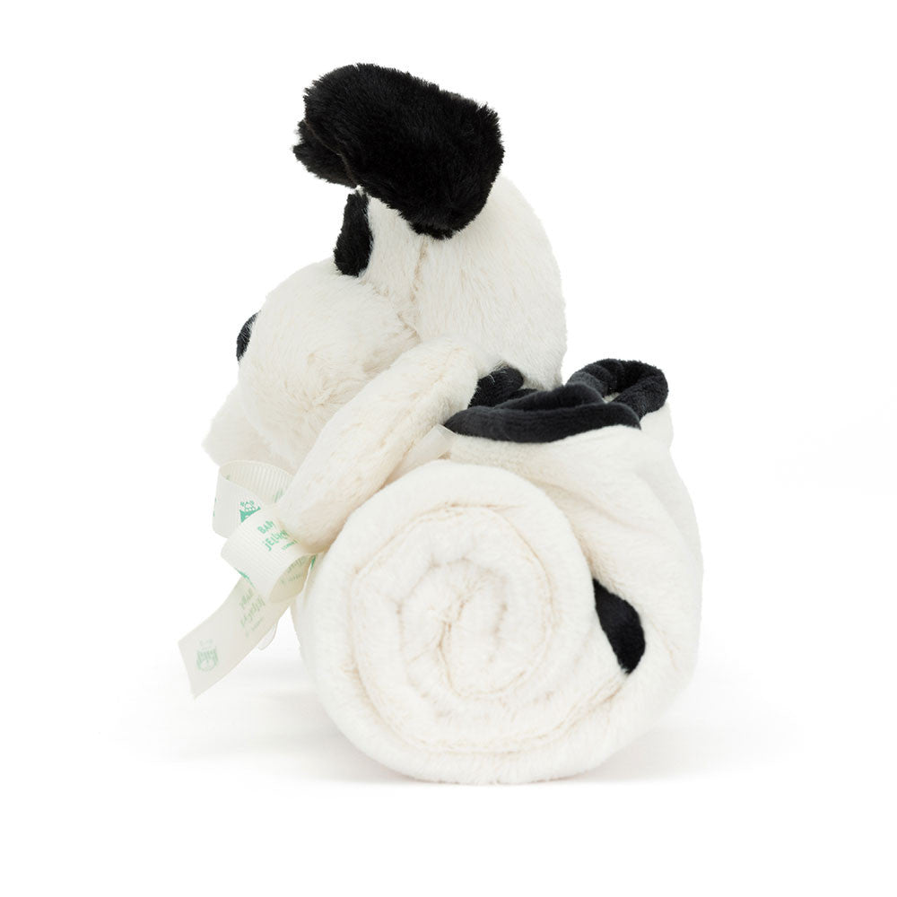 Bashful Black &amp; Cream Puppy Blankie