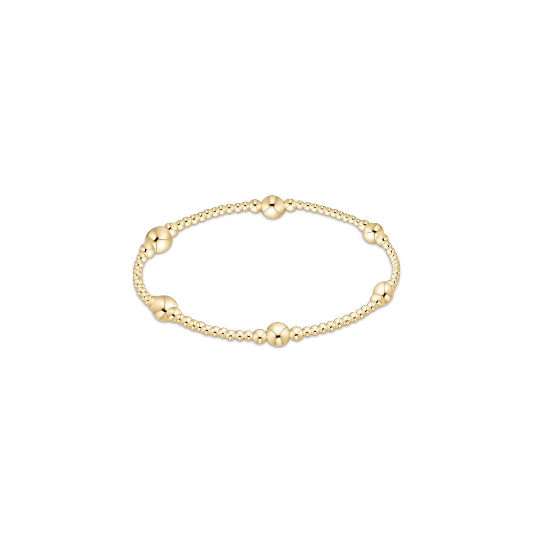 enewton Purpose Gold 5mm Bead Bracelet
