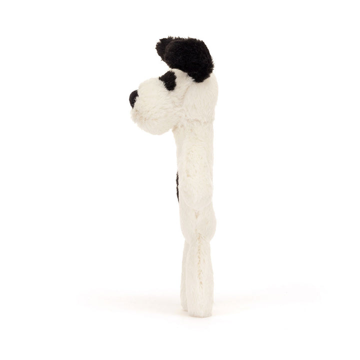 Jellycat Bashful Biscuit and Cream Puppy Rufferty Ring Rattle featuring a soft puppy and an easy-to-grasp ring.
