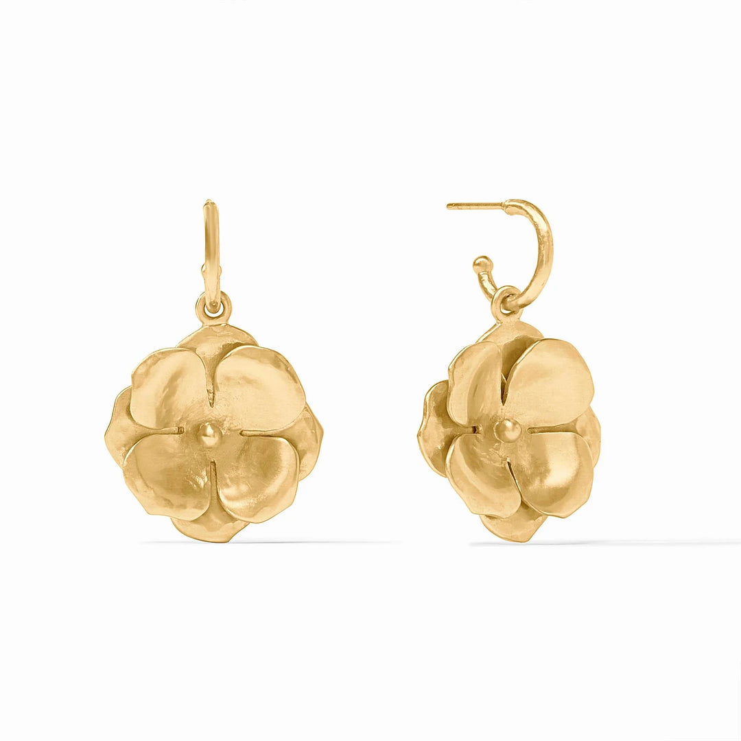 Bloom Hoop &amp; Charm Earring