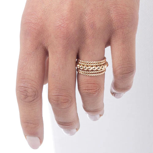 enewton Classic gold 3mm Bead Ring