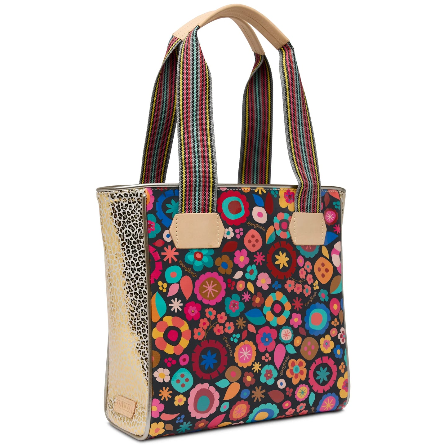 Consuela Amelie Classic Tote - Floral ConsuelaCloth™ & Leather Bag