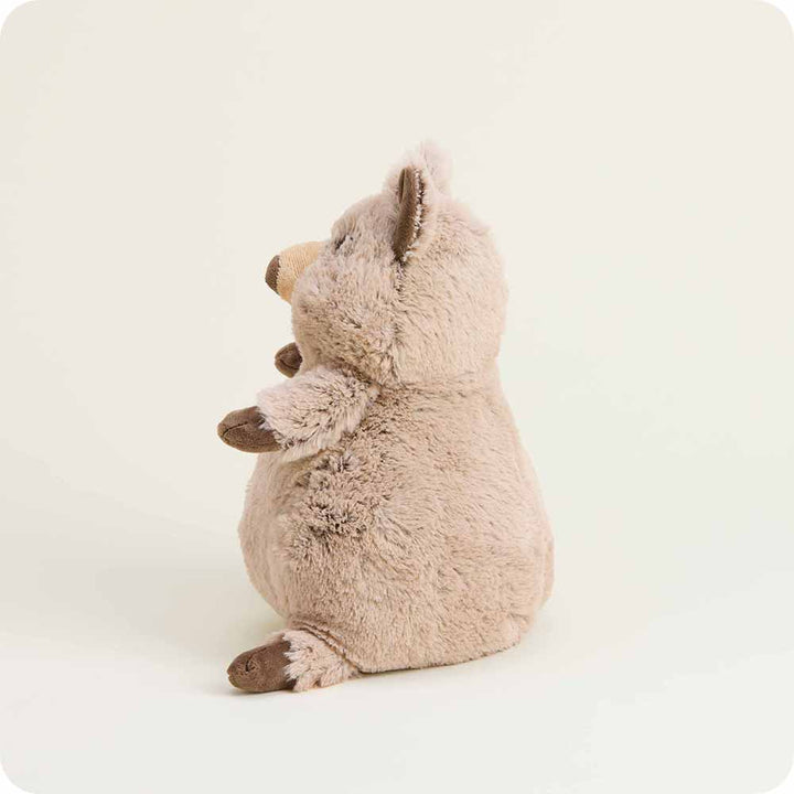 Soft smiling quokka Warmies with real French lavender and grain filling