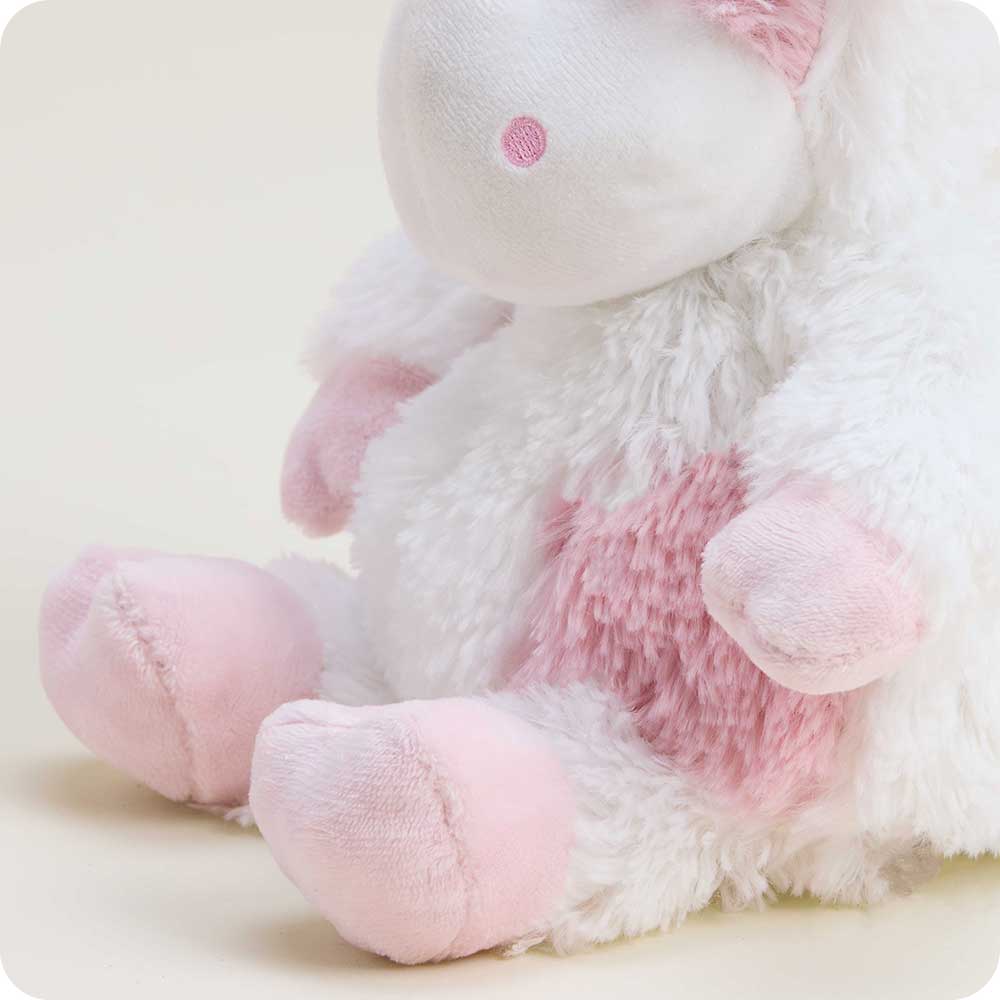 Lavender scented strawberry cow heating plush – Warmies gift for kids and adults