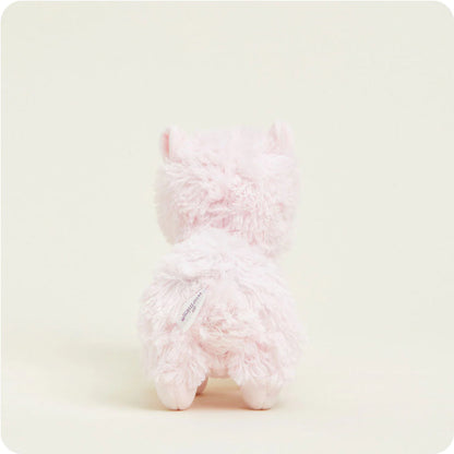 Pink Llama Warmies Junior
