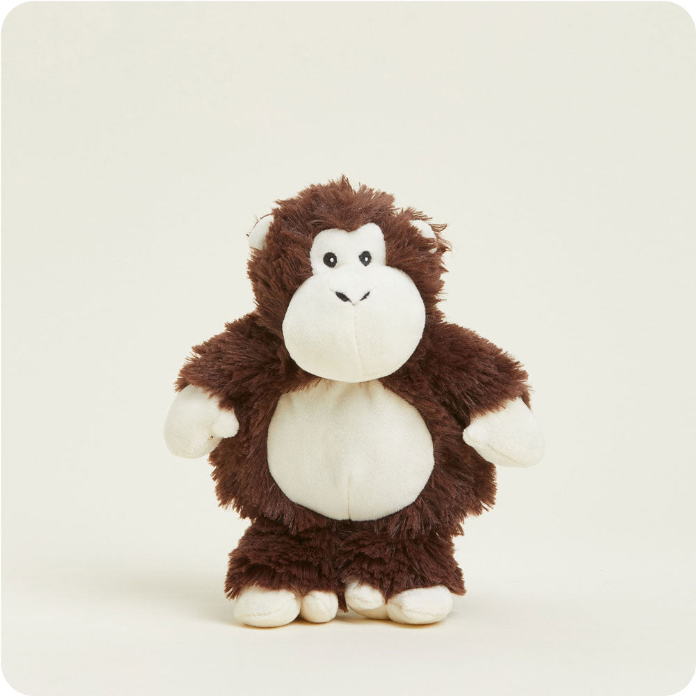 Monkey Junior Warmies monkey plush, chillable cold pack and cozy gift