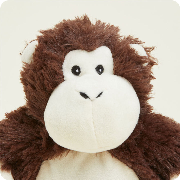Monkey Junior Warmies weighted monkey stuffed animal for calming comfort
