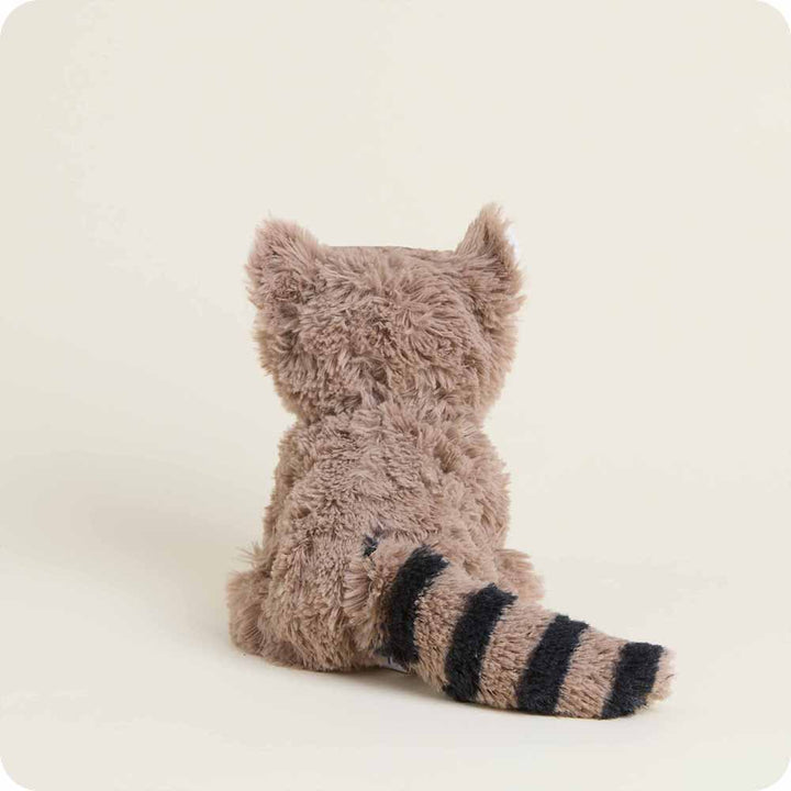 Raccoon Junior Warmies raccoon plush, chillable cold pack and cozy gift
