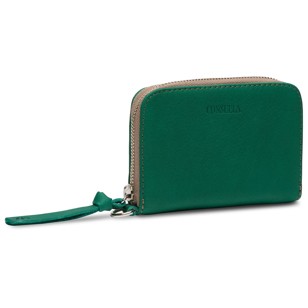 Teal Zippy Wallet