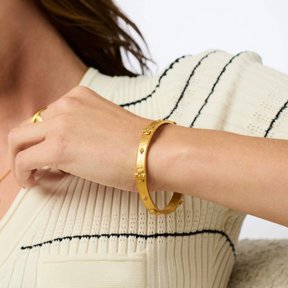 Canterbury Bangle - 24K Gold Plated Artisan Bangle