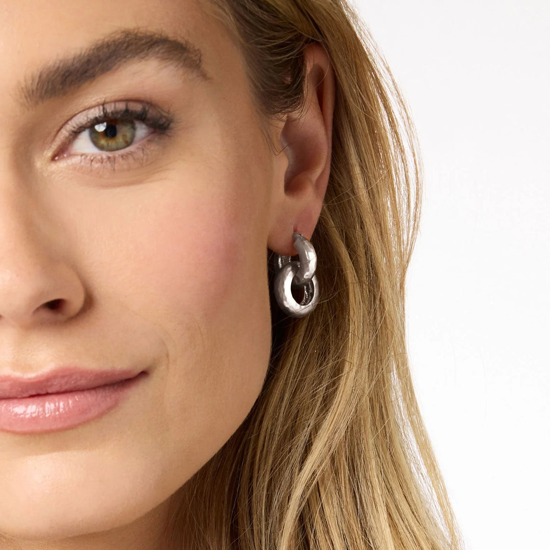 Julie Vos Cataline Silver 2-in-1 Earring