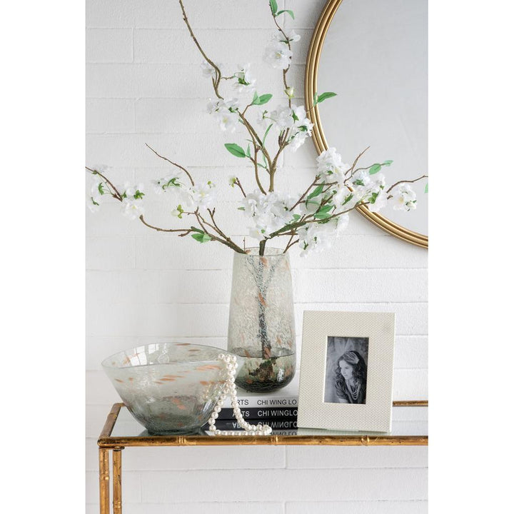 White Faux Leather Photo Frame 3.5x5.5