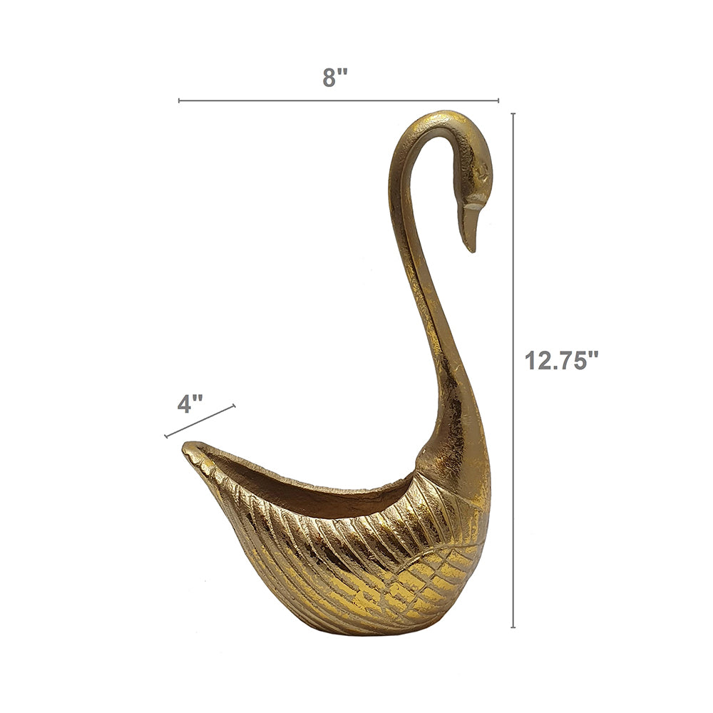 Swan Figurine 8x4x13