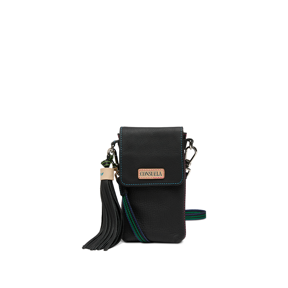 Consuela CyndiConsuela Cyndi Dash Crossbody bag featuring a colorful soft leather exterior and woven strap. Dash Crossbody