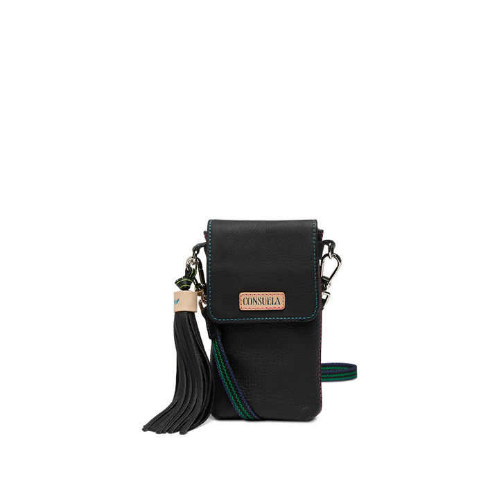 Consuela CyndiConsuela Cyndi Dash Crossbody bag featuring a colorful soft leather exterior and woven strap. Dash Crossbody