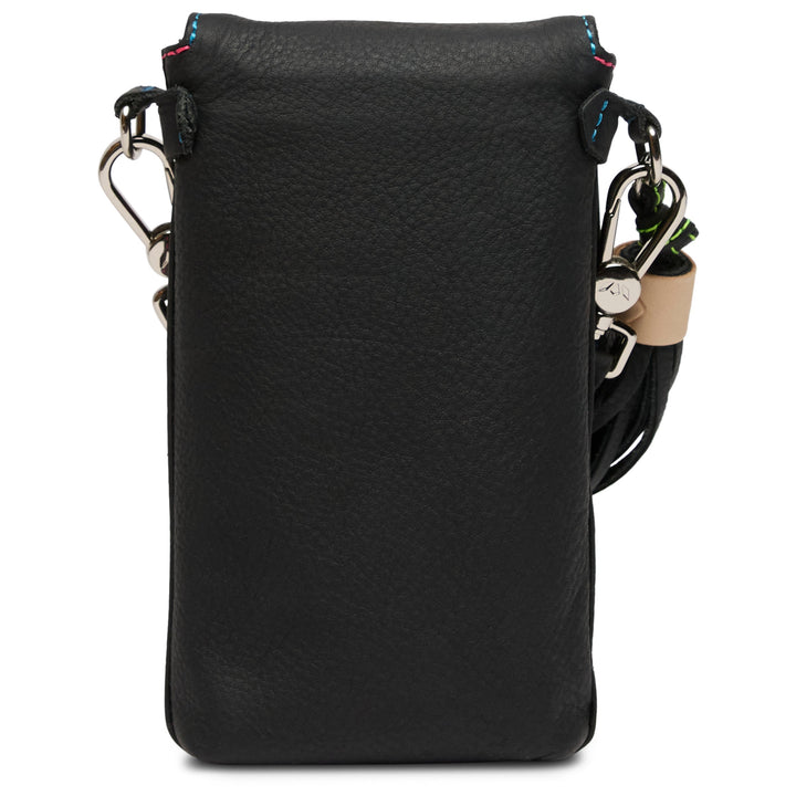 Consuela Cyndi Dash Crossbody bag featuring a colorful soft leather exterior and woven strap.
