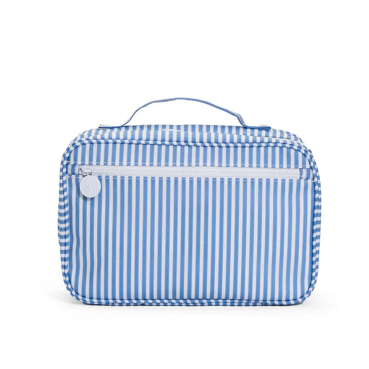 TRVL Design Bundle Up2 Hanging Toiletry Bag - Pimlico Stripe Chambray