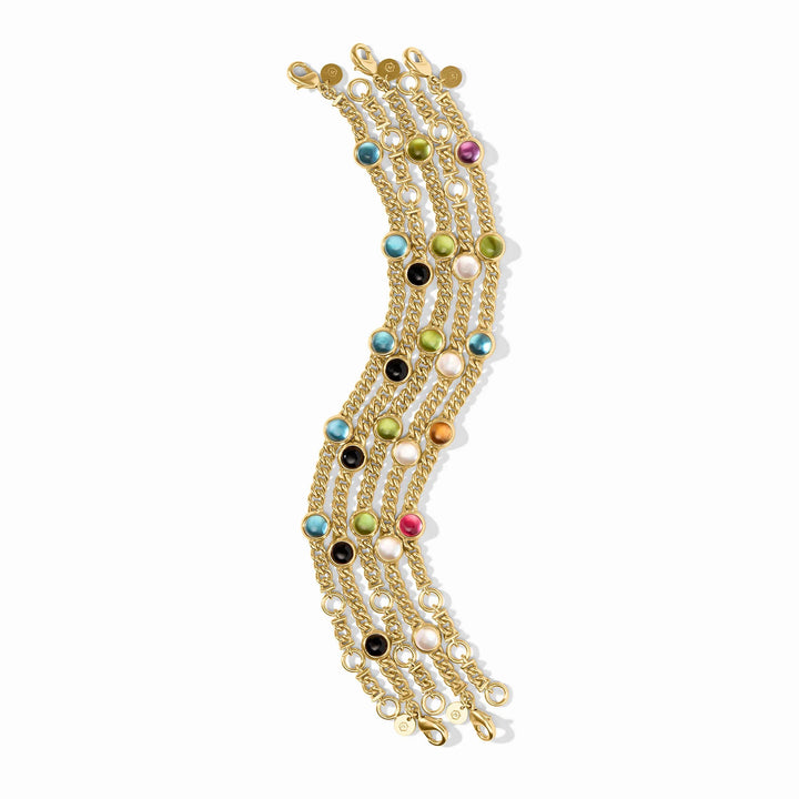 Julie Vos Dolce Delicate Bracelet featuring signature gold-plated craftsmanship and delicate details.